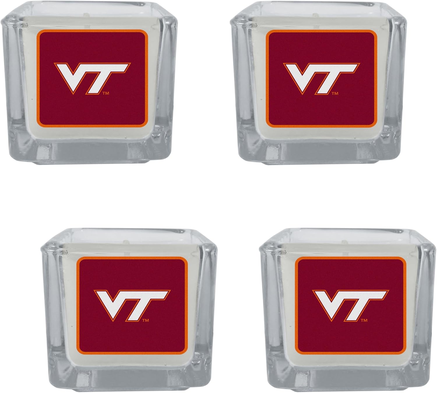 Siskiyou Sports NCAA Virginia Tech Hokies Scented Candles, 4 pk One Size, Team Colors