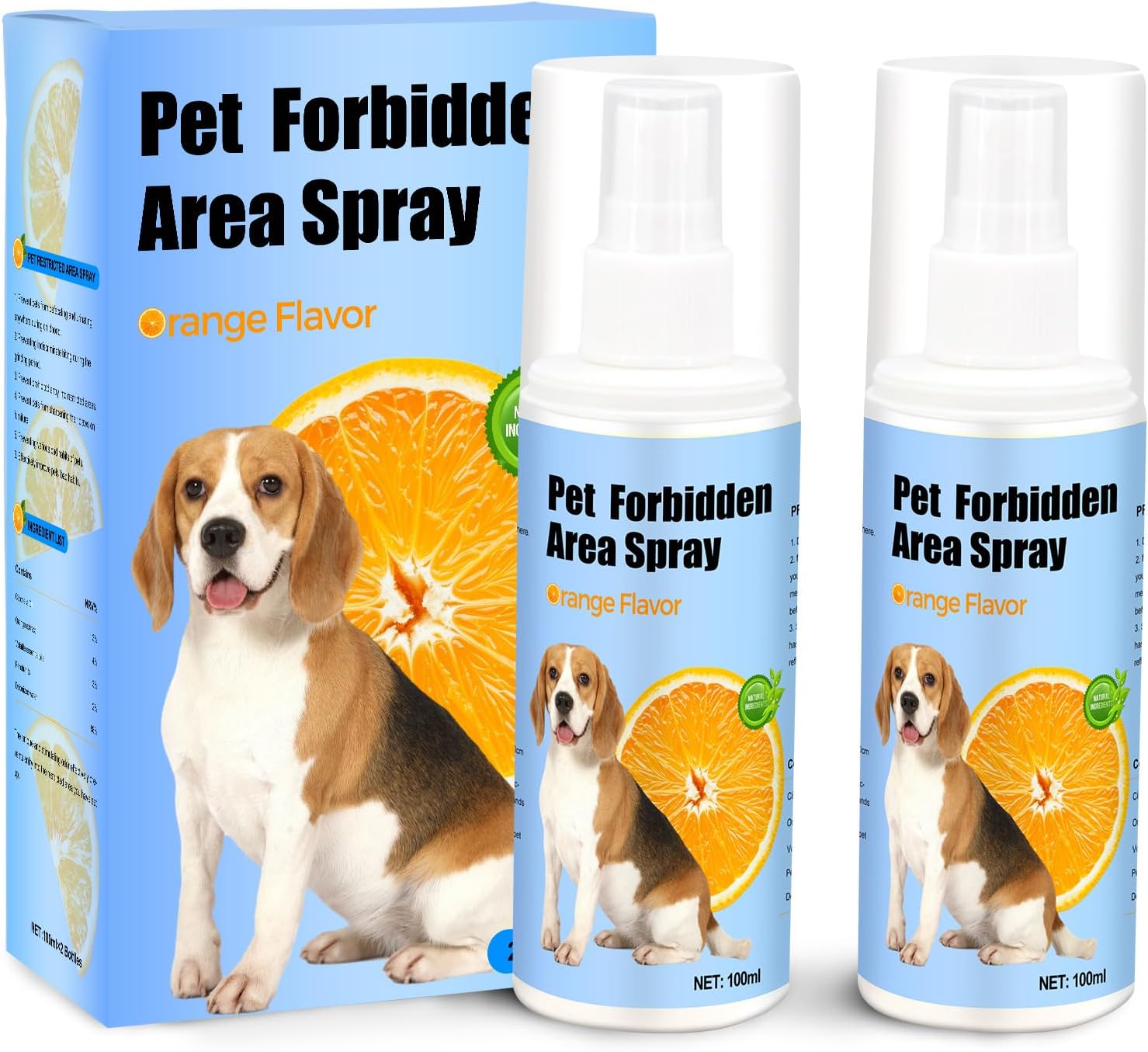No Chew Spray for Dogs 2 Pack (100ML) Natural Ingredients Bitter Apple Spray for Dogs Alcohol Free Deterrent Spray to Stop Chewing Barking Marking and Nibbling No Chew Spray for Dogs 2 Pack (100ML) Natural Ingredients Bitter Apple Spray for Dogs Alcohol Free Deterrent Spray to Stop Chewing Barking Marking and Nibbling