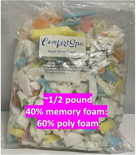 Miniatura 3 de ComfortSpa Mezcla suplementaria de espuma viscoelástica para rellenar la lectura y las almohadas de cama