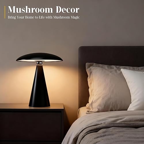 Miniatura 5 de Magnet Mushroom Lámpara estética Negro