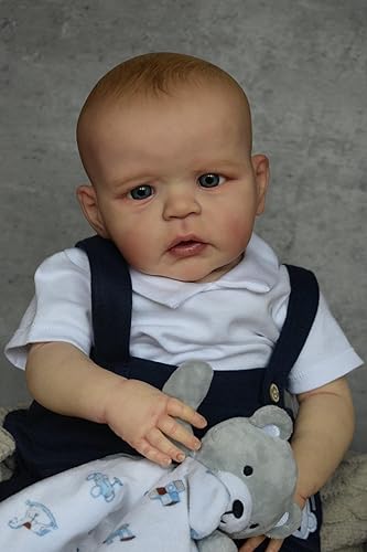 iCradle Muñecas de bebé Reborn de 24 pulgadas con cuerpo de tela suave realista Reborn con ropa para regalo de cumpleaños