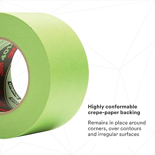 Miniatura 4 de 3M  Cinta de enmascarar 401+, color verde, varios tamaños, Verde, 8