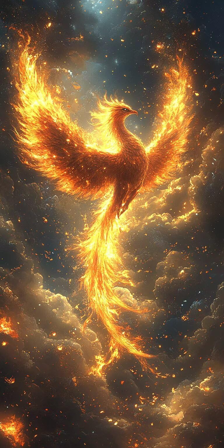 Le Phoenix Painting Numero 70x140cm Paint by Numbers oniric, k-97