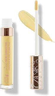 100% PURE 2nd Skin Corrector, Yellow, Liquid Color Correcting Concealer, Dark Under Eye Circles Corrector, No Creasing or ...