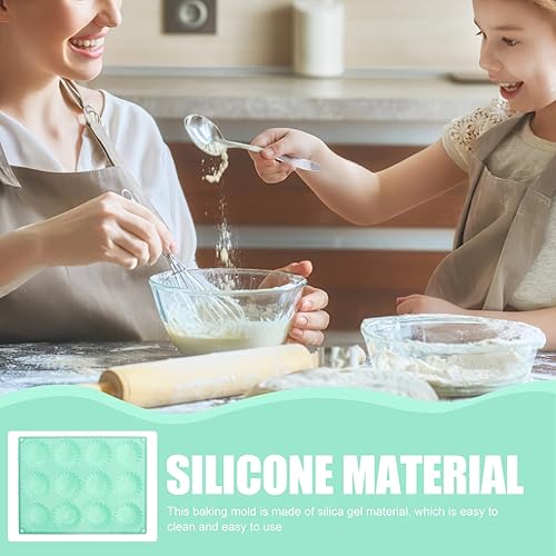 Miniatura 2 de Kichvoe 3 piezas de silicona mini molde antiadherente mini quiche moldes para hornear pasteles pequeños 12 cavidades molde de tarta moldes de cera