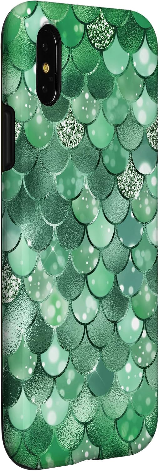 Sea Foam Green Mermaid Phone Case for iPhone X/XS