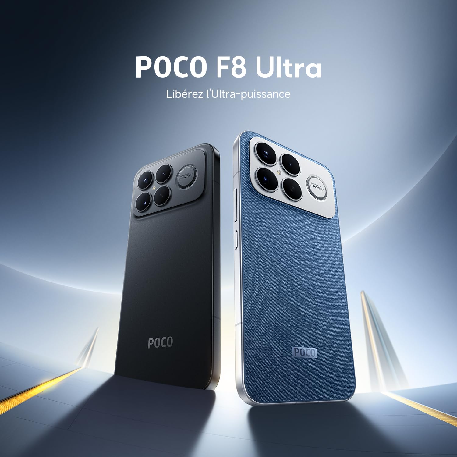 XIAOMI POCO F8 Ultra, Smartphone 12+256 GB, 6.9" AMOLED screen 120 Hz, 50 MP Light Fusion 950 Camera with OIS, Bose signed sound, 6500 mAh battery, Blue, 2 Year Warranty, Charger Not Included. - 3