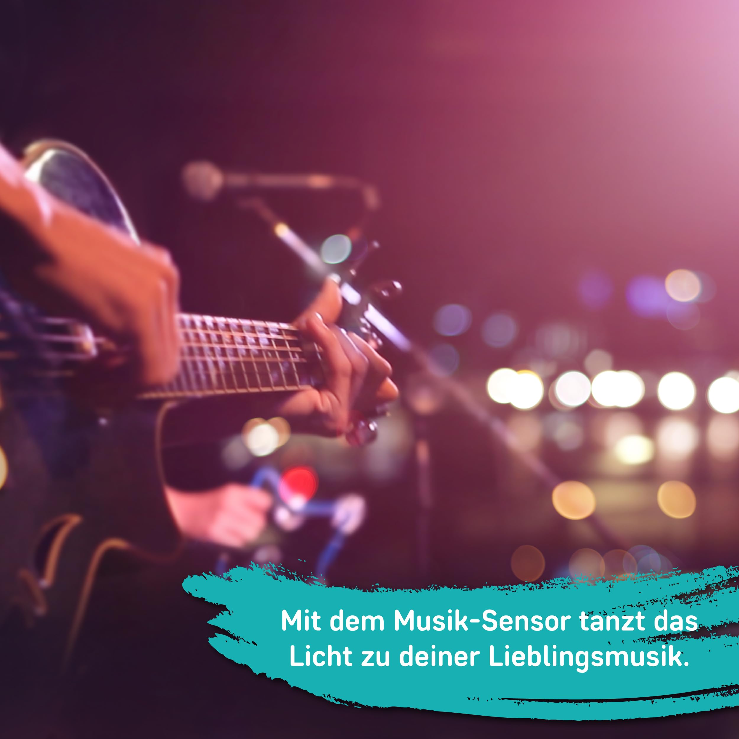 Müller-Licht Outdoor LED-Strip RGB mit music sensor und WLAN, per TUYA Smartphone-App steuerbar, 5 meter, selbstklebend