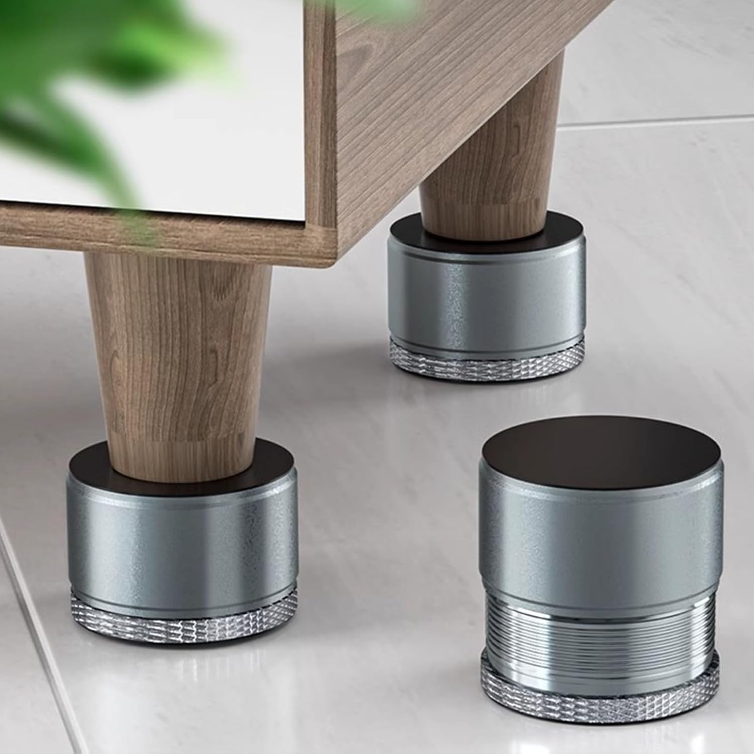 1Pc Table Foot Pad Nonslip Bed Furniture Risers Adjustable Table Mats Noise Reduction Furnitures Feet Telescopic Base