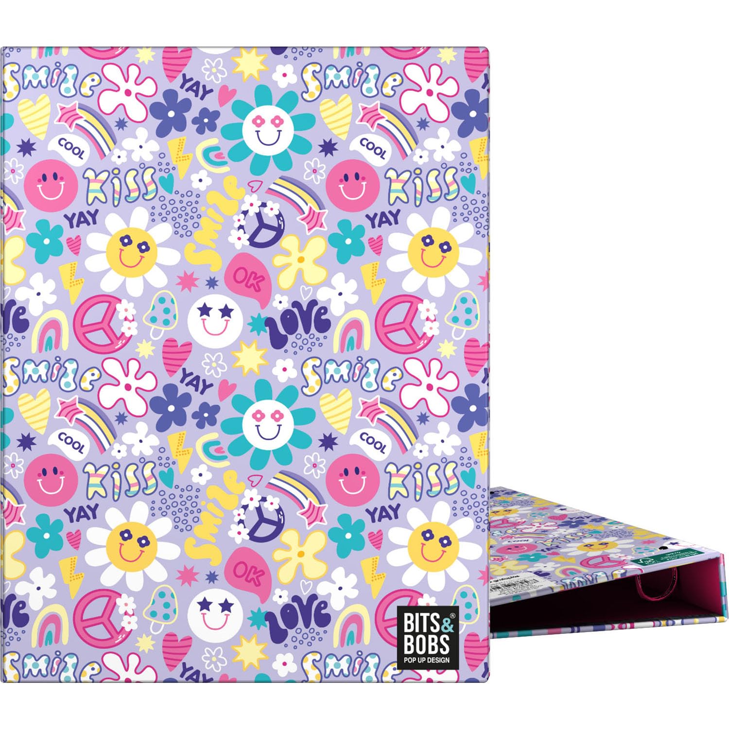 Raccoglitore Ad Anelli A4 Bits&Bobs Design Sunset - Plastificato Soft, Certificato FSC - Foto 6