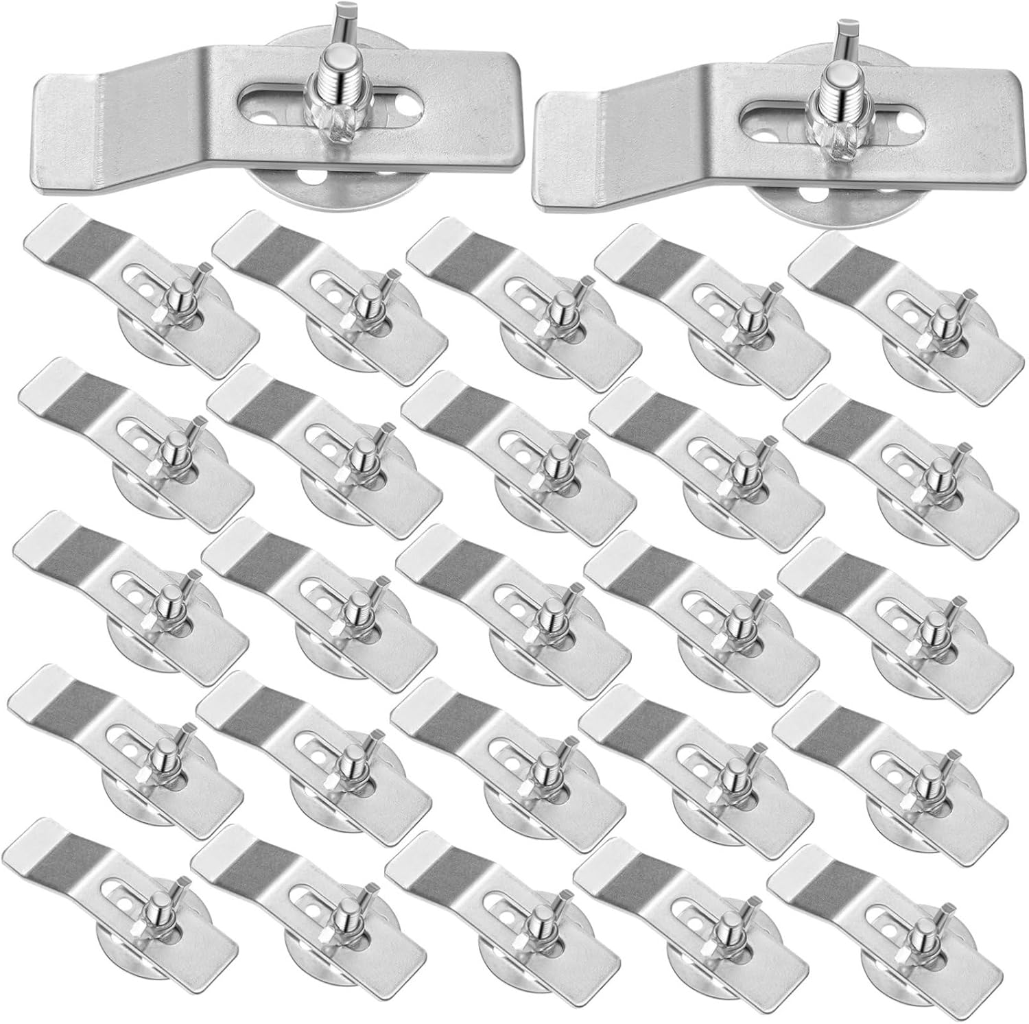 36pcs Undermount Sink Clips Installation Kit Brackets for Kitchen Bathroom Easy Setup Fit Durable Fasteners for Secure Sink Support