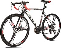 Men's 54cm Road Bike 21 Speed 700C Wheels Shimano Shifters Disc Brakes Steel Frame