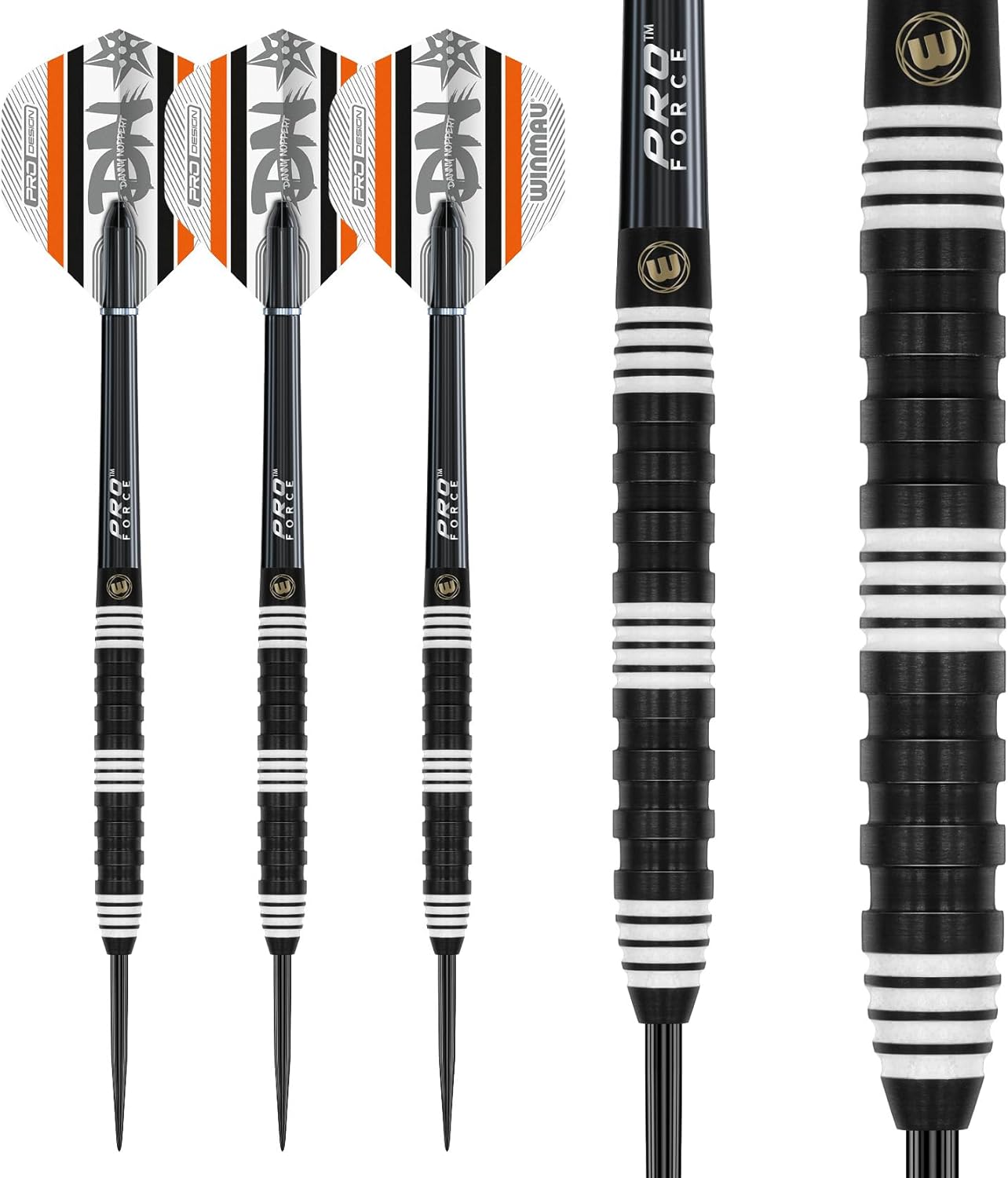 Winmau Danny Noppert The Freeze Professional Tungsten Darts Set with Flights and Stems (Shafts)