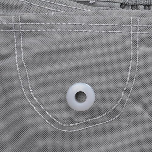 Miniatura 3 de BDK - Funda universal para coche, sedán, resistente a los rayos UV y al polvo, resistente al agua (gris) (apto para hasta 190 pulgadas)