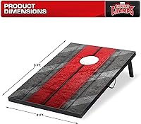 Vista 7 de Wild Sports Juego para exteriores – Madera MDF aprobada para portón trasero de 2 x 3 pies con bolsas de frijoles para todo tipo de clima incluidas