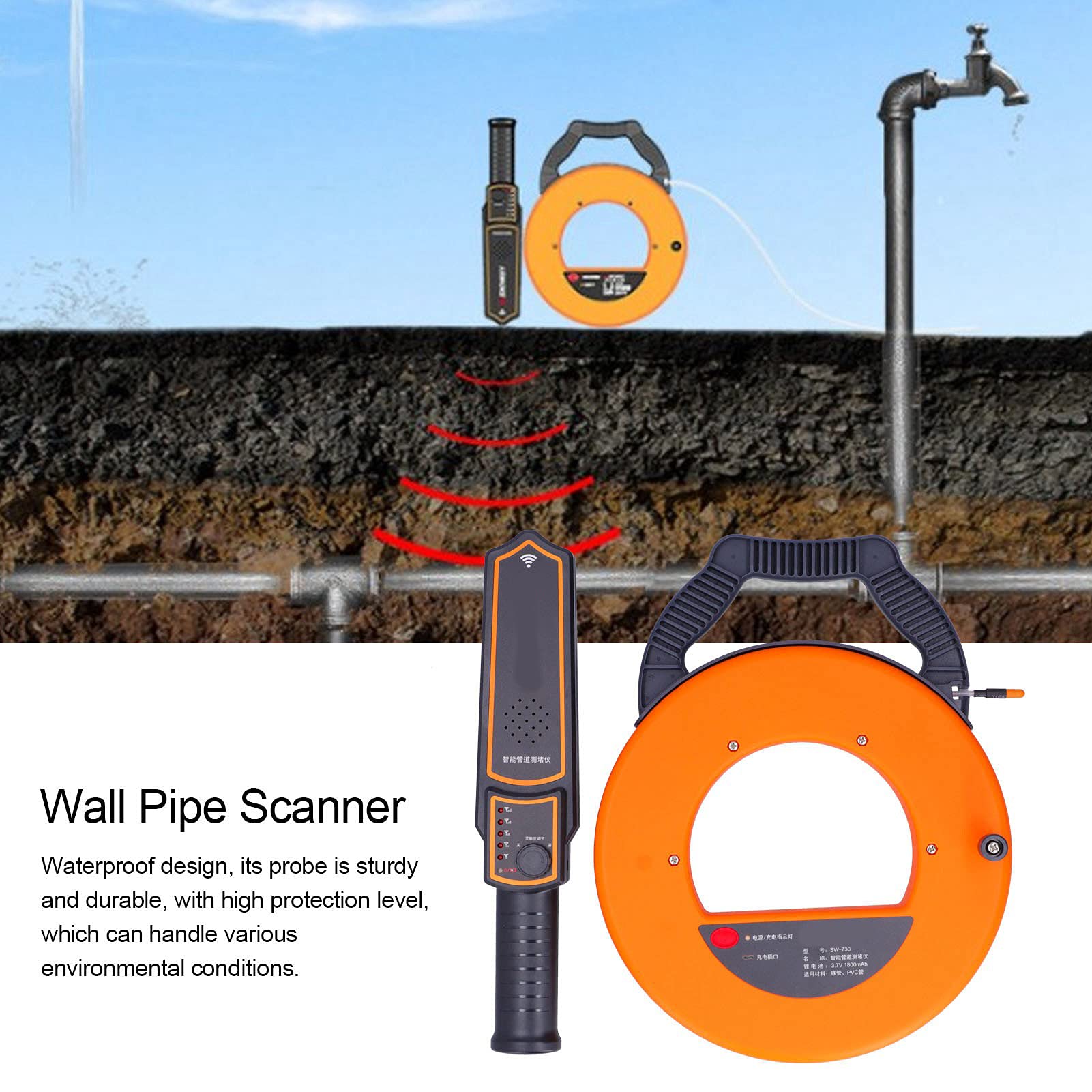 Pvc Scanner Rilevatore Di Tubi Nel Muro Tubo Pvc Scanner Da Parete Rilevatore Da ...