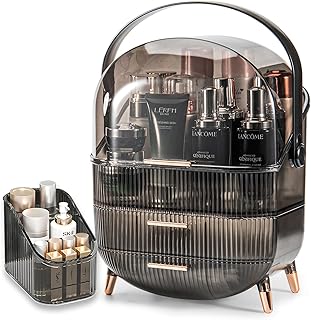 Organizador de maquillaje, 3 capas de almacen...