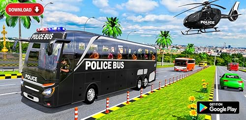simulador de ônibus da polícia dos EUA jogo de ônibus do transportador de prisioneiros: jogos de ôni