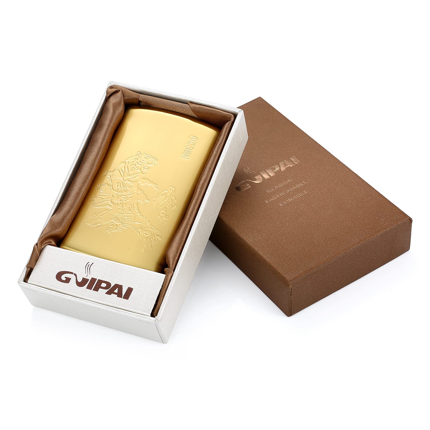 Retro Zigarettenetui gold metall klein, Zigarettenbox für Damen mann frau Vintage antik Zigarettenetui gold,Zigarettencase Zigarettenhülle für 12 Normal Zigaretten Mit Geschenk-Box（SSH jin）