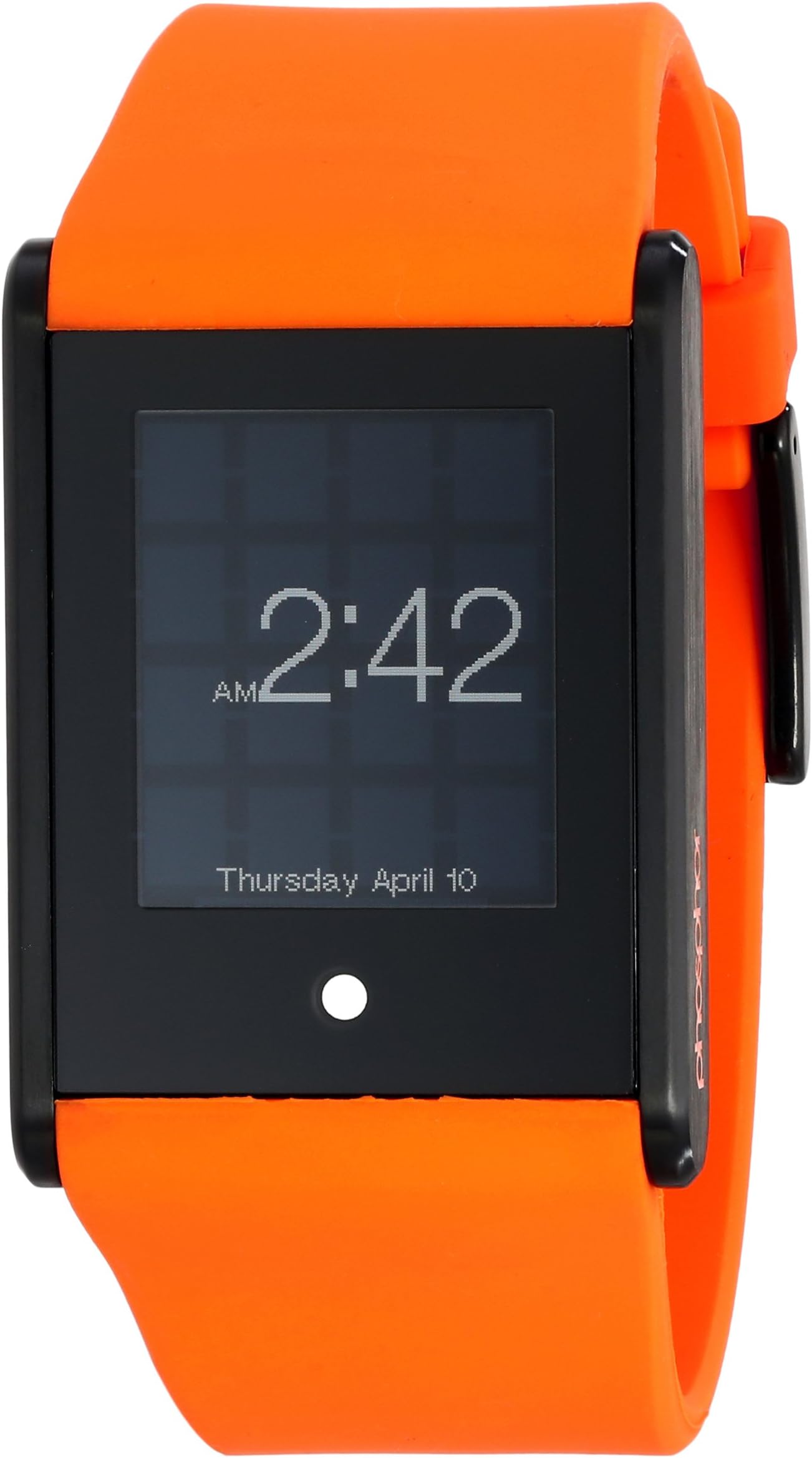 Phosphor Unisex TT01 Touch Time Digital Display Quartz Orange Watch