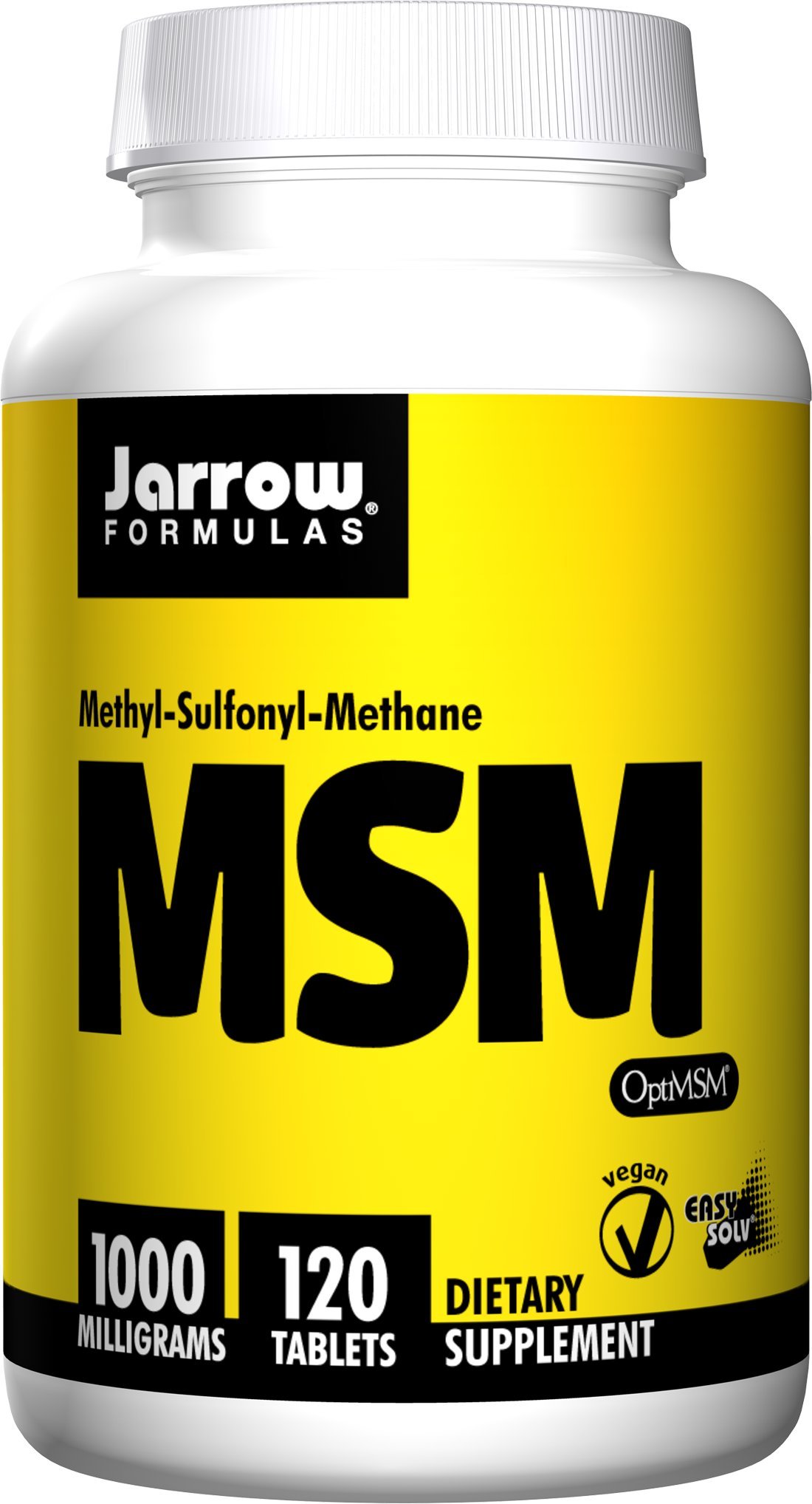 Jarrow MSM Sulfur 1000 mg, 120 tabs (Multi-Pack)