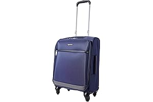 Amazon Basics 4-Wheel Softside Carry-On Spinner Suitcase