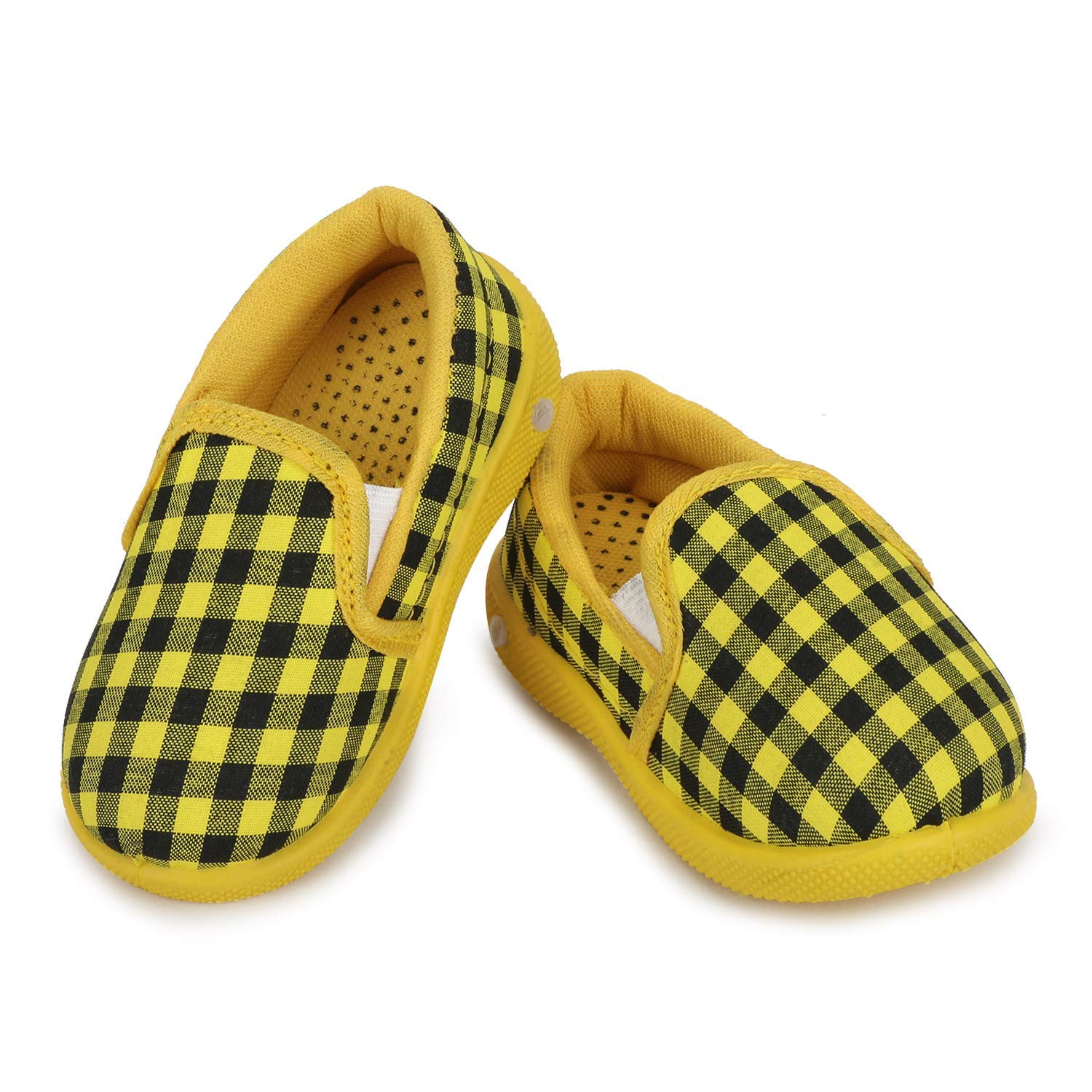 SMARTOTS Unisex-Child Yellow Casual Shoes -3-6 Months 3