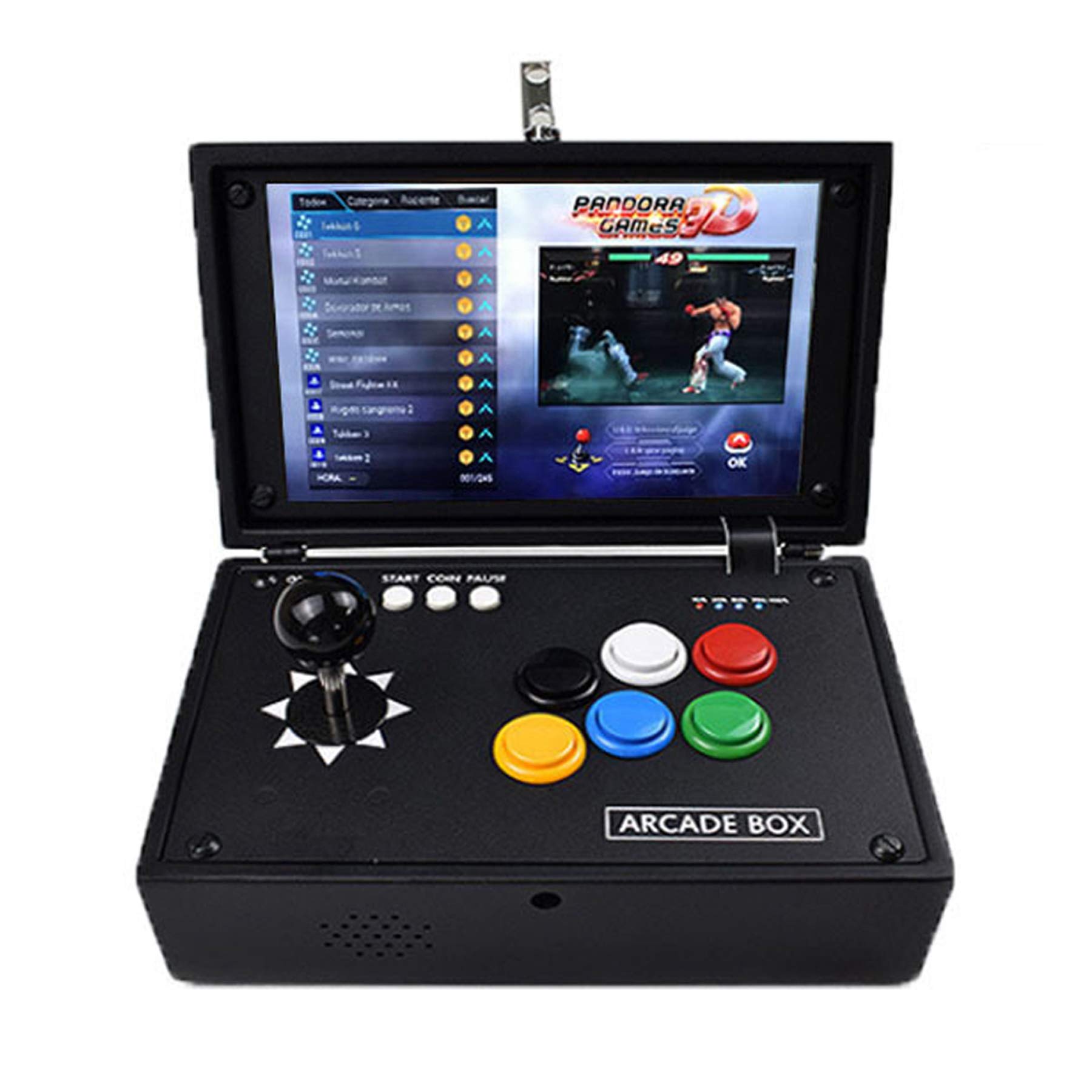 Plug & Play Video Games Machine Arcade Console 10.1 inch LCD Screen WiFi Pandora Box 8000 in 1 DIY E