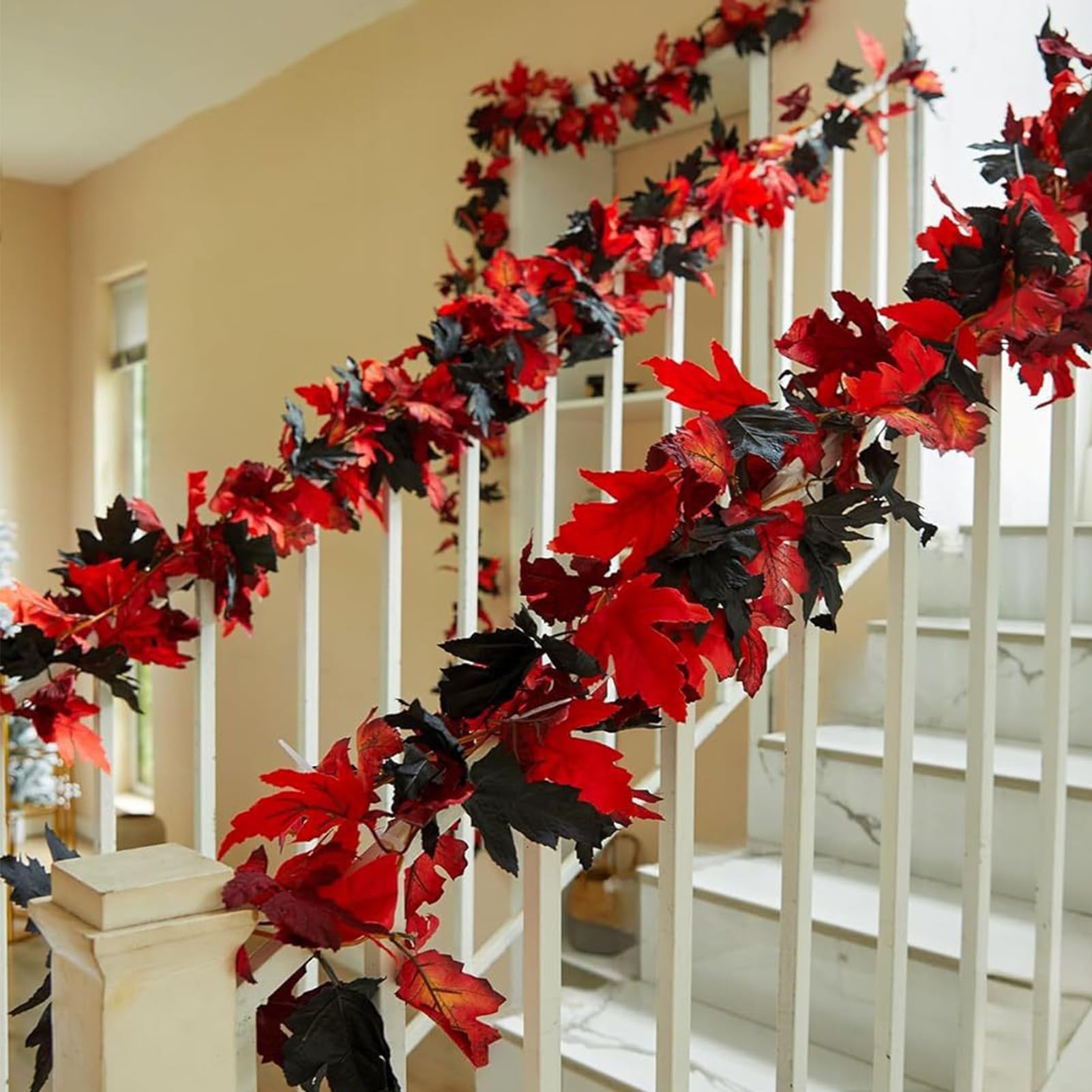 Ghirlanda di Foglie Autunnali Decorazione Foglie Autunnali Ghirlanda
