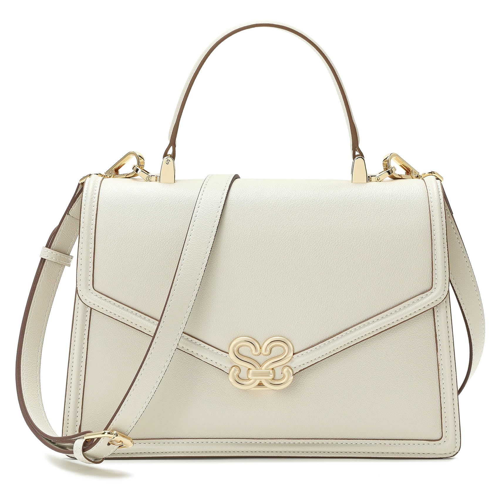 quipuda Handtasche Damen，Umhängetasche Damen, Leder Crossbod