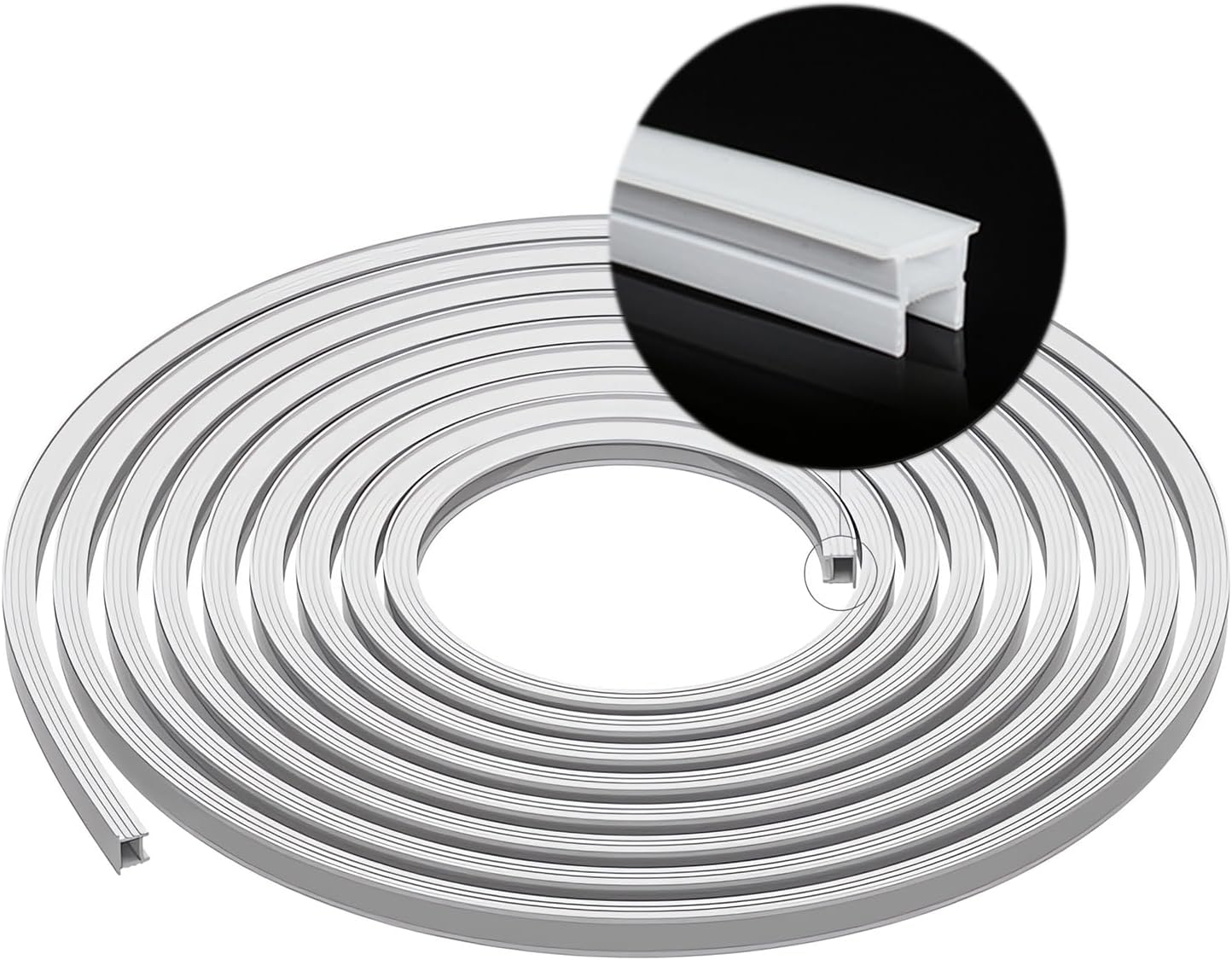 Amazon.com: JARBIH Silicone Led Channel System, 16.4Ft/5M 10x10mm ...