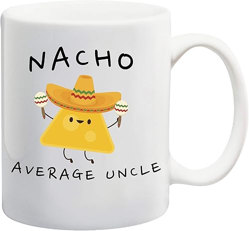 Miniatura 2 de Ink Trendz Nacho Average Funny Uncle - Taza de café de 11 onzas, regalo para tíos