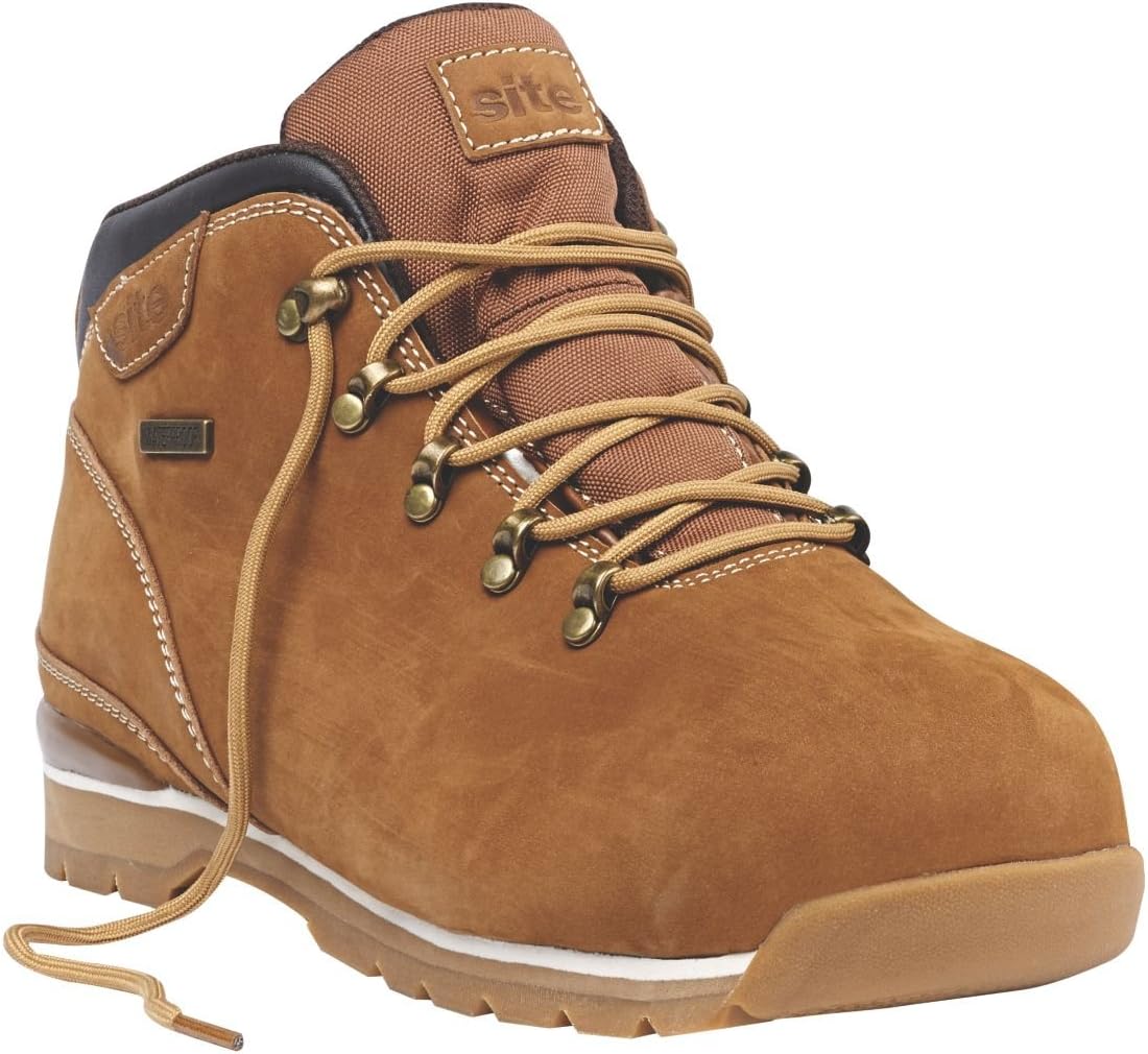 Site Meteorite Sundance Safety Boots Brown Size 8