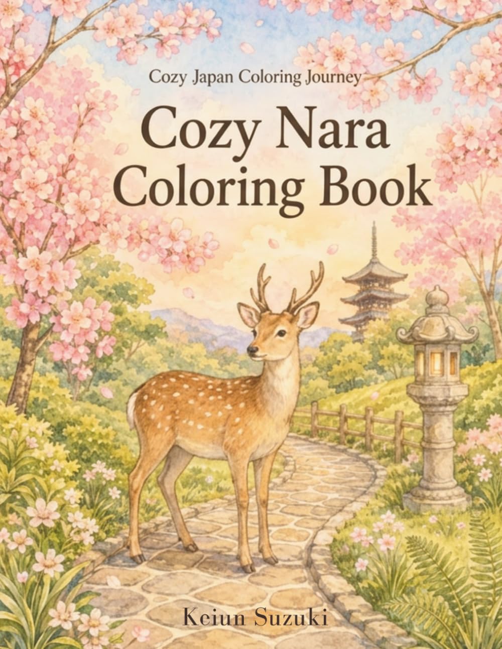 Cozy Nara Coloring Book (Cozy Japan Coloring Journey)