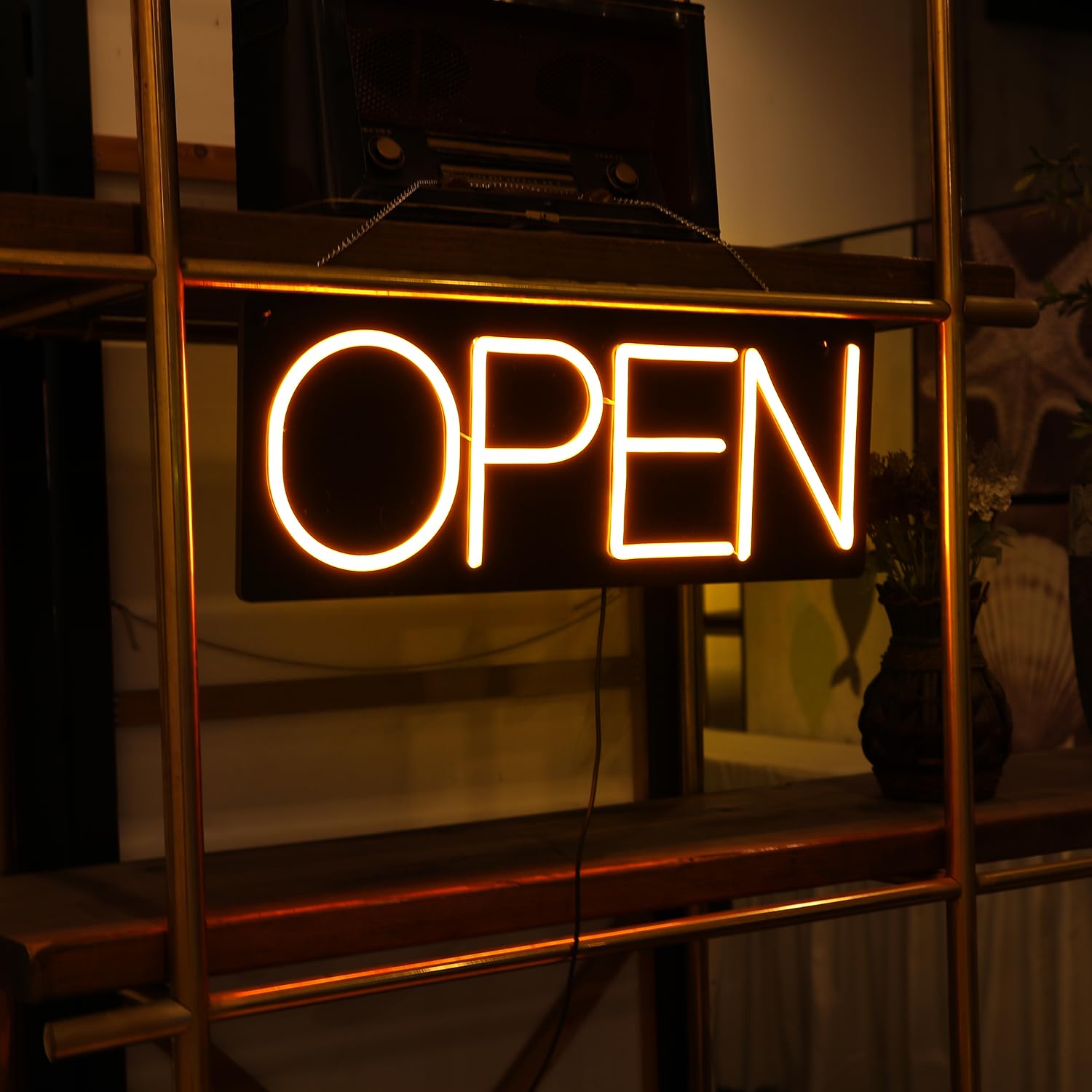 Open Signs for Business 12V/2A Ultra Bright LED Neon Open Sign