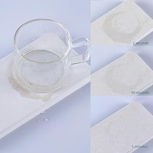 Miniatura 5 de 2 bandejas de tocador para lavabo de baño (8.66 x 3.15 pulgadas), posavasos de tierra de diatomeas, bandeja de jabón de cocina, piedra absorbente de