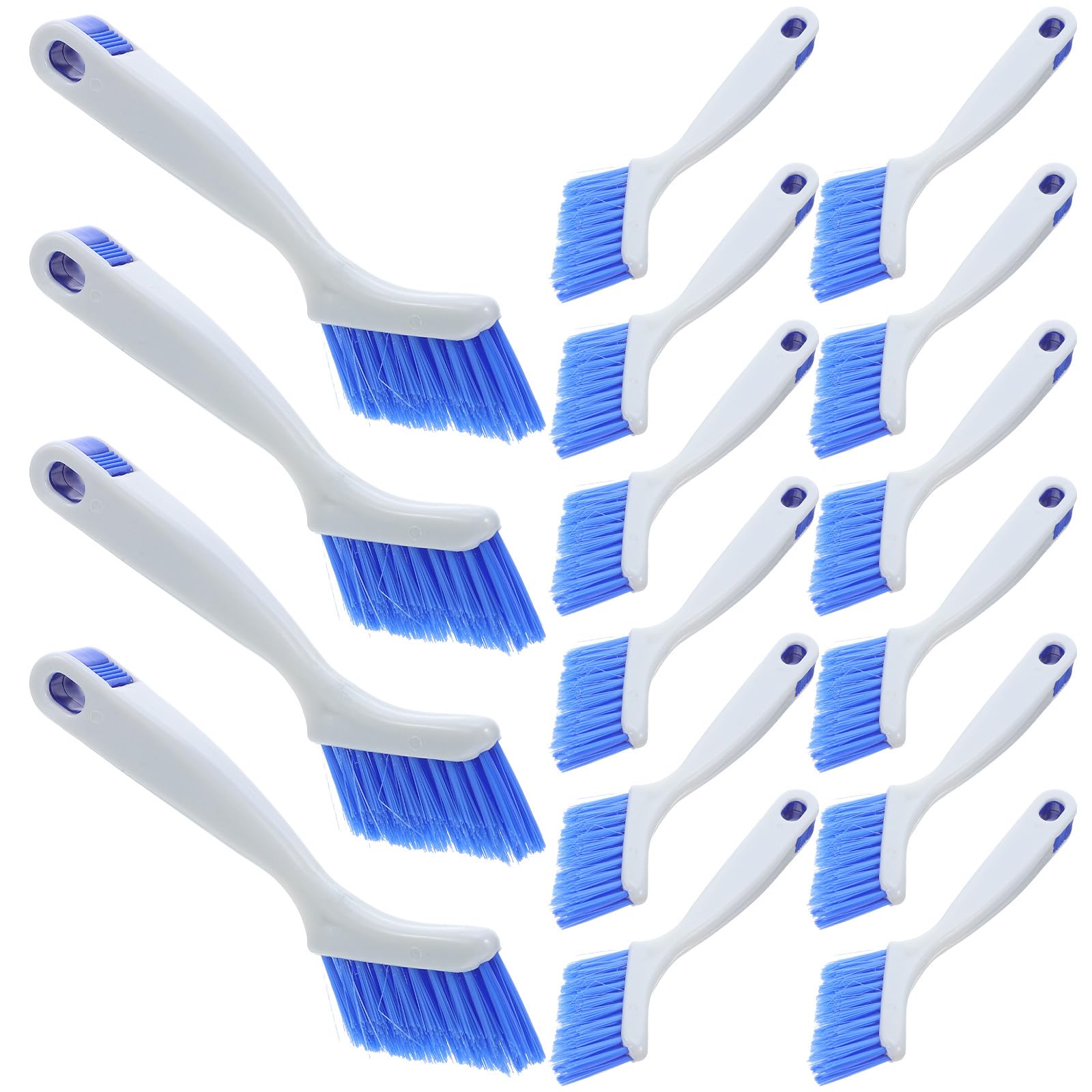 Housoutil Juego de 20 Cepillos Rascadores Estrechos para Limpiar Ranuras y Juntas Ventanas y Puertas Cerdas de Nailon Resistentes Herramienta Multiusos para Cocina Estufa y Baño Diseño