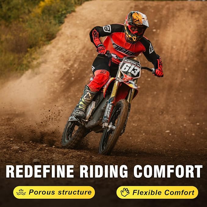 Guantes para Motocross y Off-Road Nibbi X-Large Rojo miniatura 7