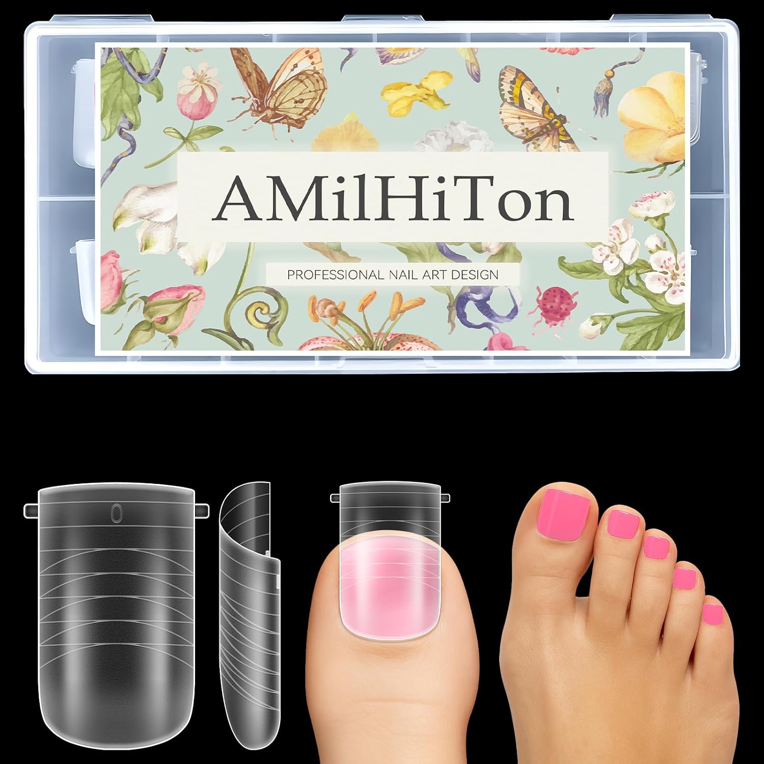 Poly Gel Toenail Dual Forms - Reusable Nail Molds