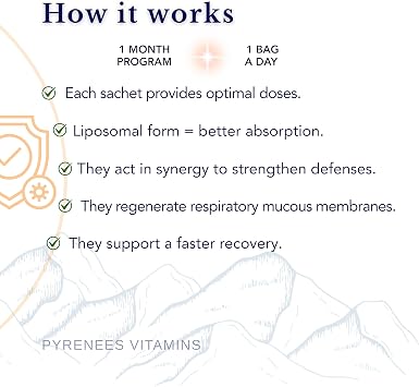 Liposomal Vitamin C, Vitamin A, Vitamin D3 4000, Vitamin E, Zinc - SmartAbsorb™ | for Immunity, Bone Health and antioxidant Support | 28 Daily sachets