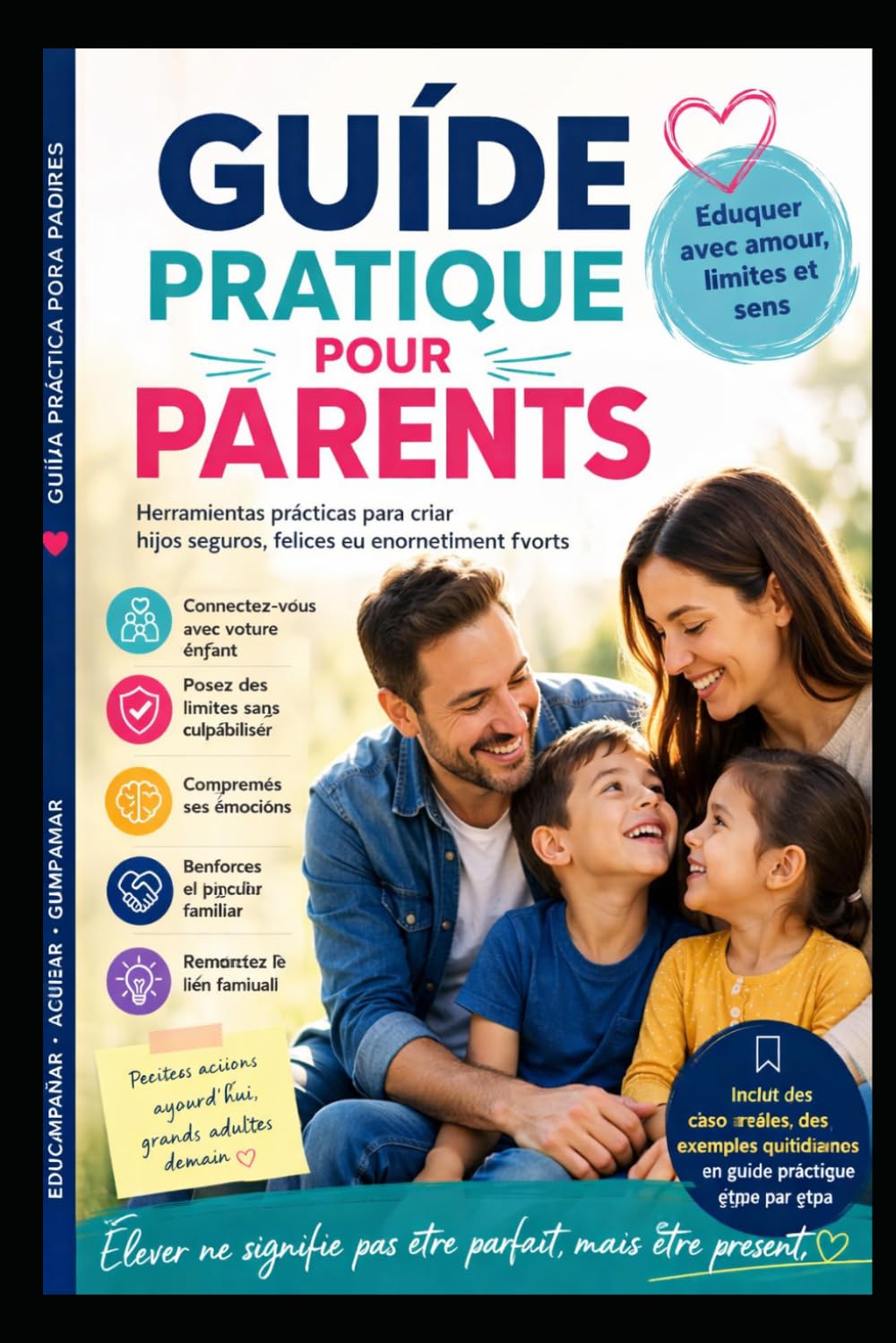 GUIDE PRATIQUE POUR PARENTS: Éduquer, ce n’est pas former des enfants parfaits, c’est accompagner un être humain à devenir lui-même