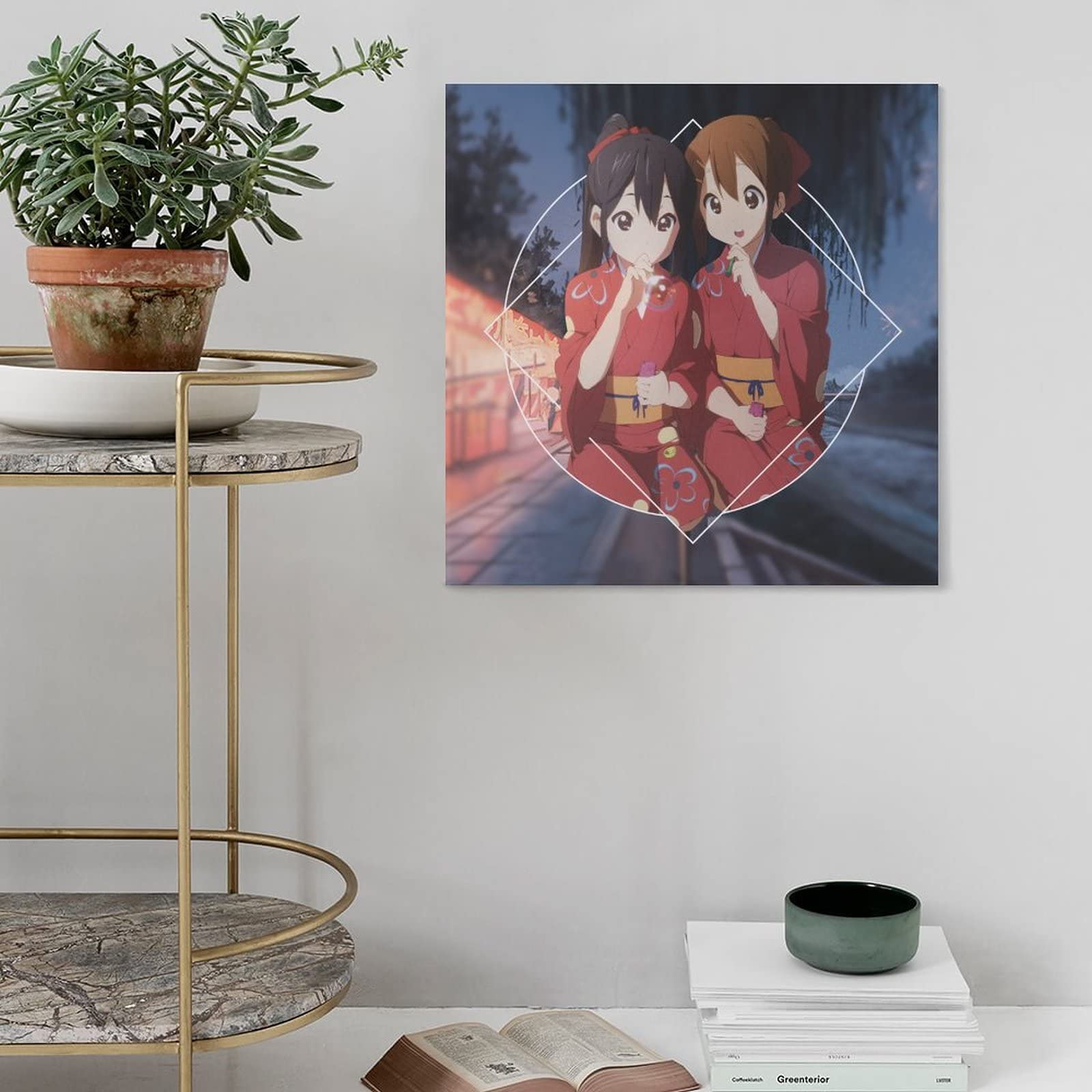 Amazon.co.jp: ポスター けいおん！ 浴衣 絵画 壁掛け 部屋飾り アート 