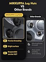 Vista 7 de MIKKUPPA Tuercas negras M12 x 1.5 – Repuesto para Ford Fusion Focus Escape, Honda Accord Civic CRV, Chevy Cruze Malibu, Jeep Compass Patriot