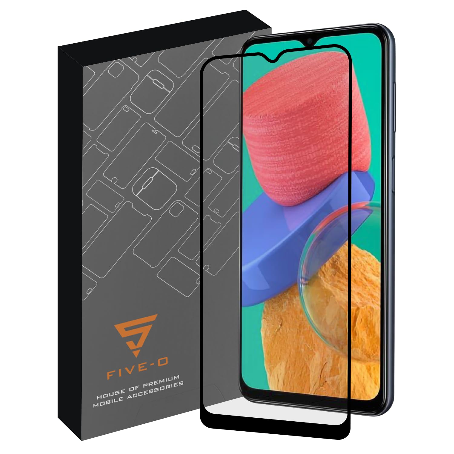 FIVE-O Tempered Glass Screen Guard for Samsung Galaxy M33 5G/M13 5G/A13/F13/A23/ F23 5G - Edge to Edge Tempered Glass Screen Protector - 9H Hardness - 6D Tempered Glass - Pack of 1 (B09XGYL9T9) Amazon Price History, Amazon Price Tracker