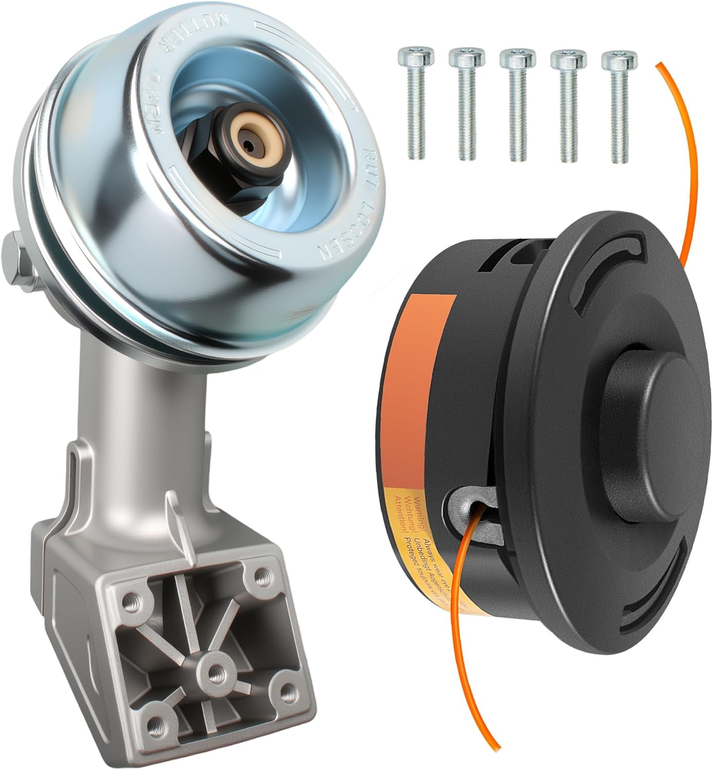 Trimmer Gear Head 4137 640 0100 Compatible with Stihl FS55 FS55R FS56 FS56RC FS85 FS90 FS90R FS94 FS94R FS100RX FS110 FS120 FS130 FS130R FS200 FS240 FS240R FS250 Replacement Gearbox Head Assembly