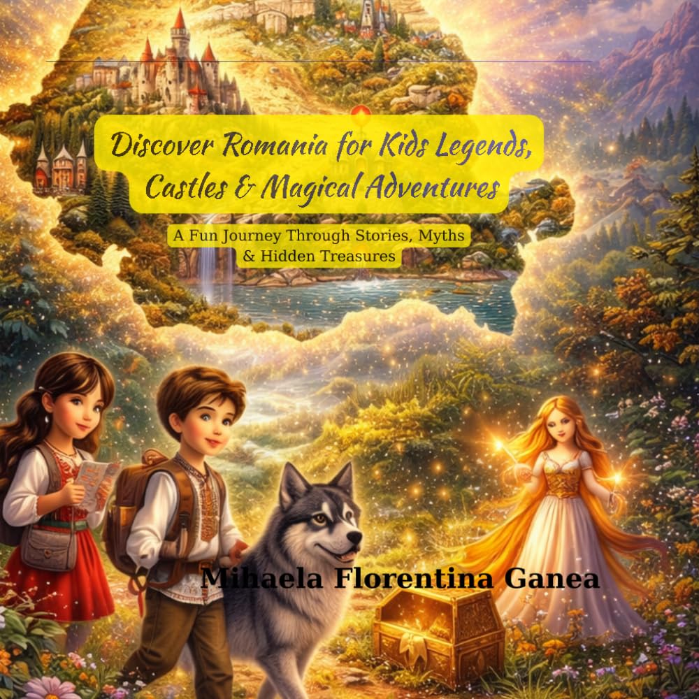 Discover Romania for Kids Legends, Castles & Magical Adventures: A Fun Journey Through Stories, Myths & Hidden Treasures