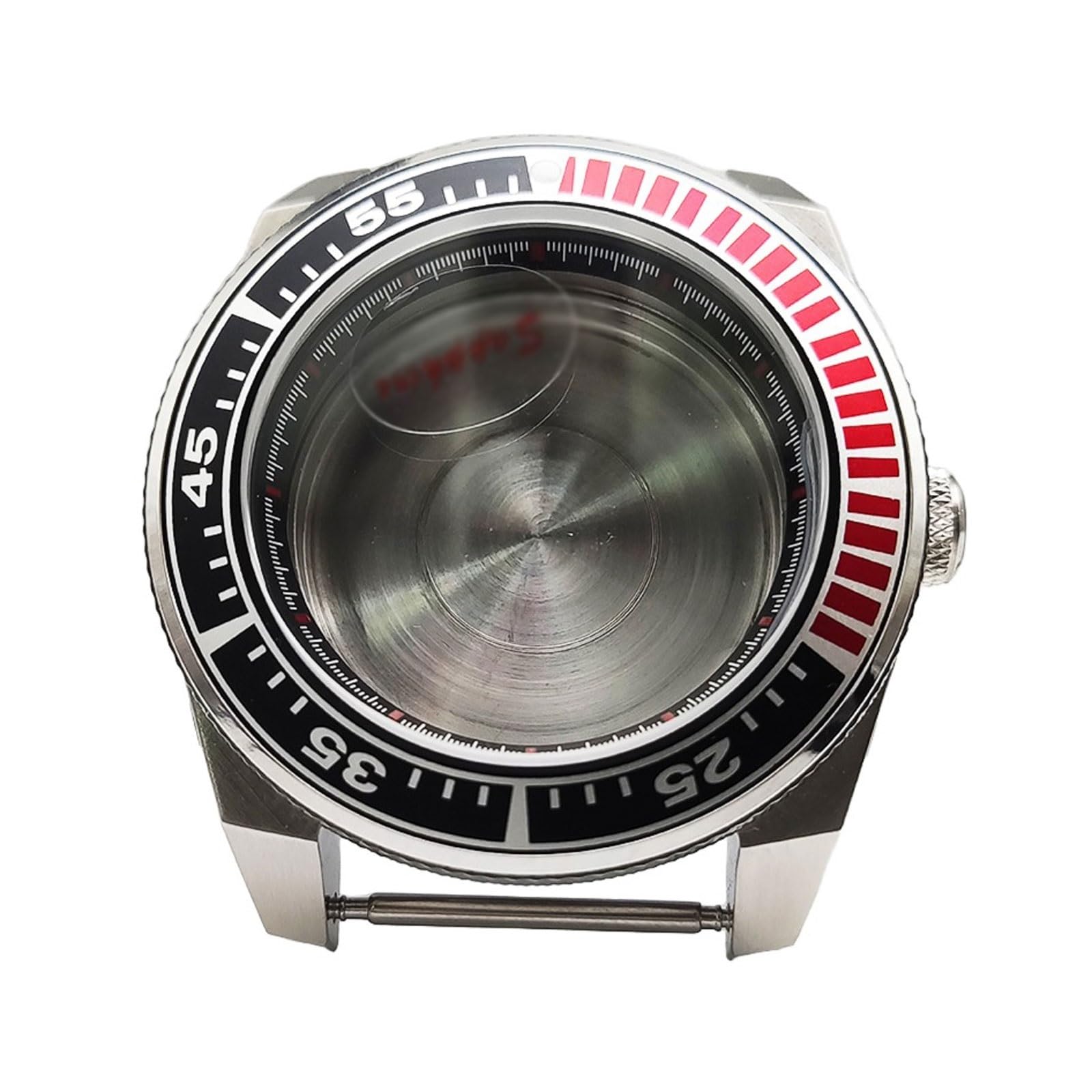 Etui na zegarek w stylu samurajskim 42 mm z szafirowym kryształem, kompatybilne z mechanizmem NH35/NH36/4R35 i narzędziami i zestawami naprawczymi paska 22 mm