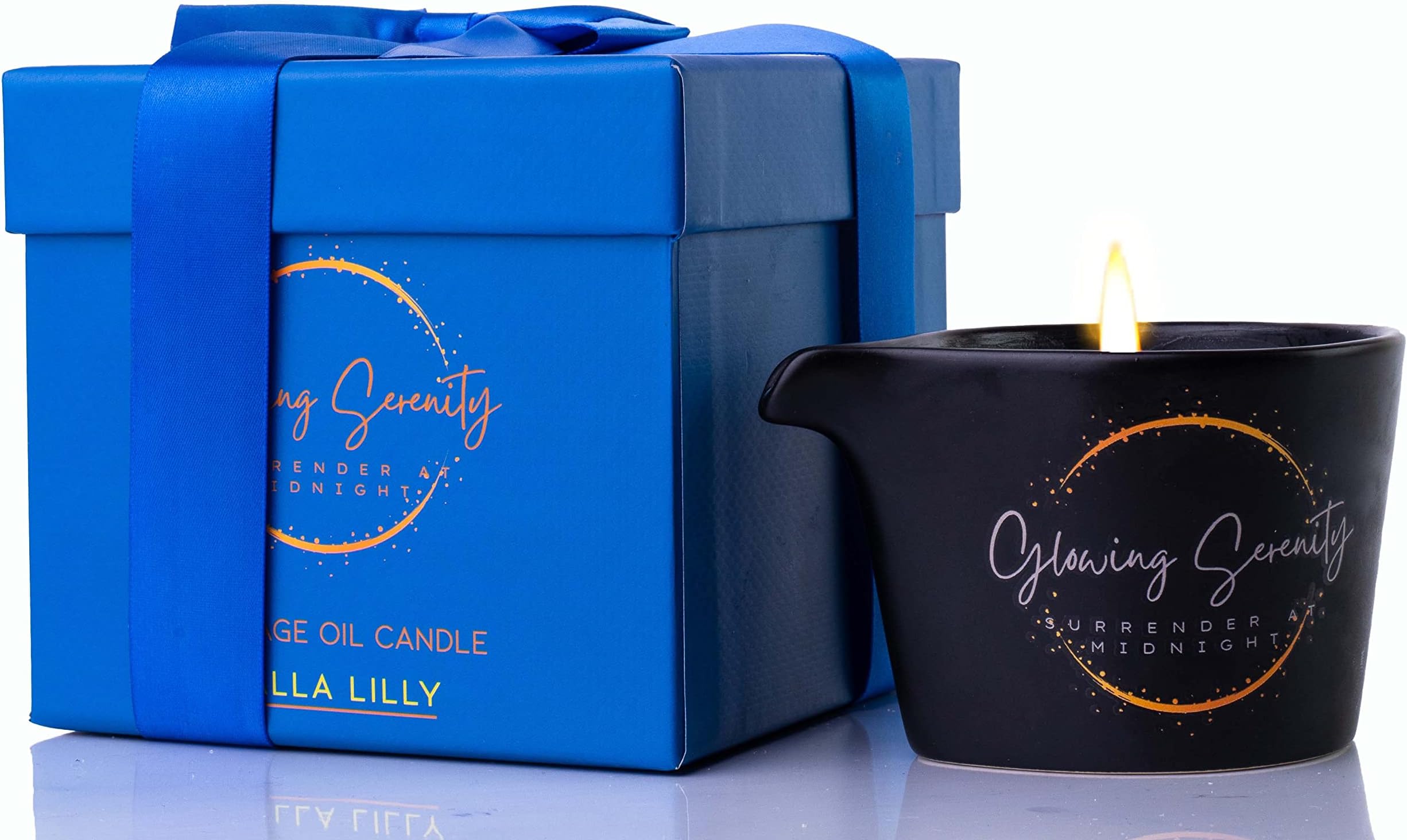 Massage Oil Candle for Relaxation Crafted with Essential Oils for Home Spa Warm