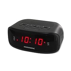Magnasonic Digital AM/FM Clock Radio with Battery Backup, Dual Alarm, Sleep & Snooze Functions item