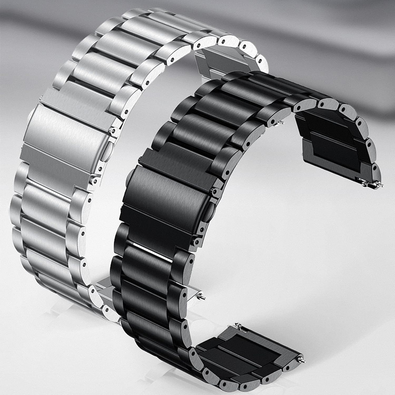 Abanen Titanium Watch Band for Garmin Vivoactive 6/5, Quick Release 20mm Titanium Lightweight Metal Wrist Strap with Stainless Steel Buckle for Venu Sq 2 / Venu 2 Plus